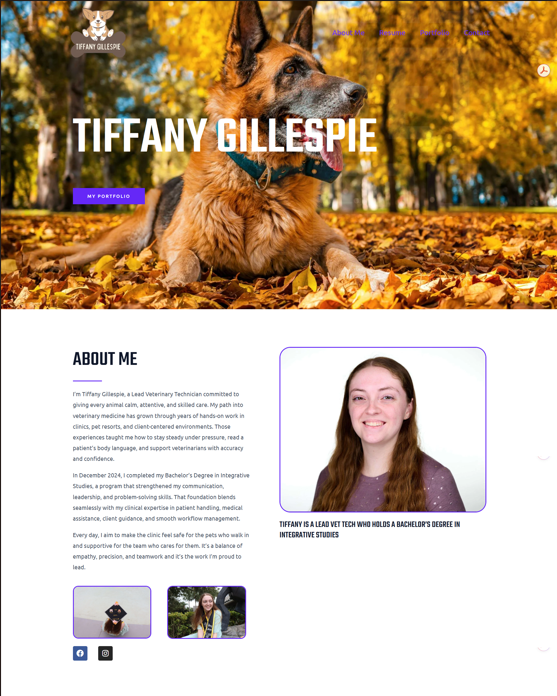 TiffanyGillespiePortfolio-single-page-webstie-home&about