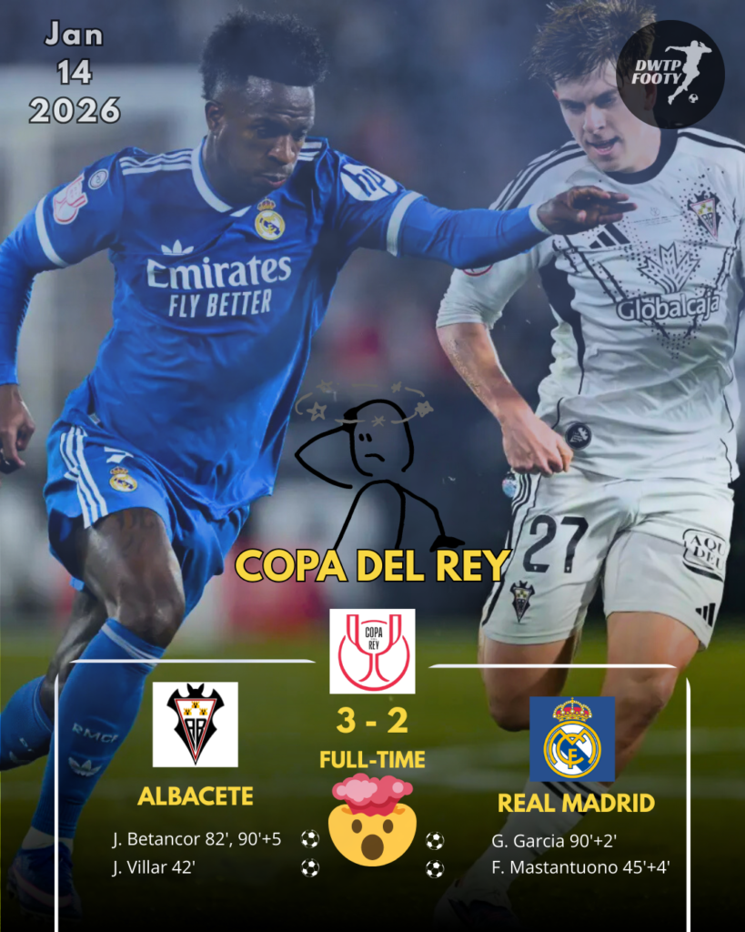 Copa Del Rey 2026 R16 poster Albacete Madrid